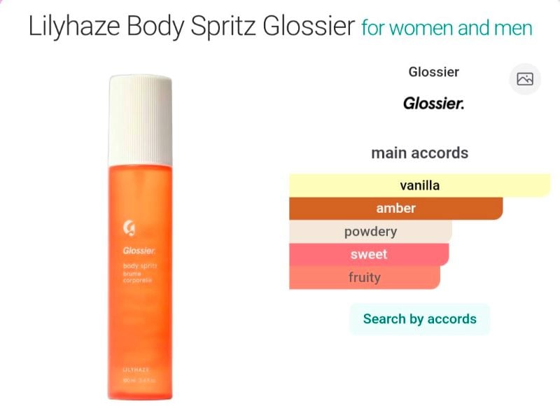 Glossier Lilihaze Body Spritz