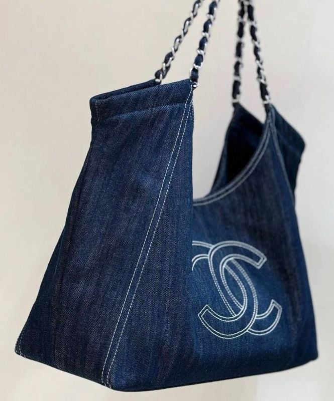 CC Denim Travel Bag