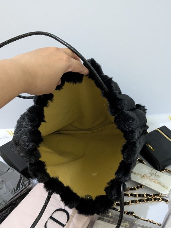 PRADA Uniform Soft Furry Handbag