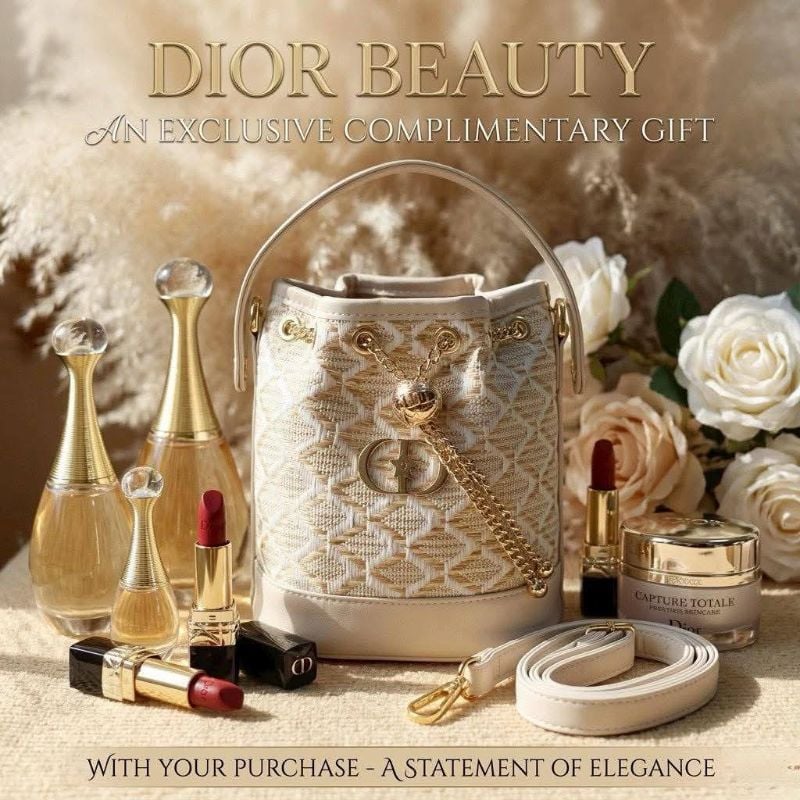 Dior Beauty Gift Bucket Bag Limited Edition