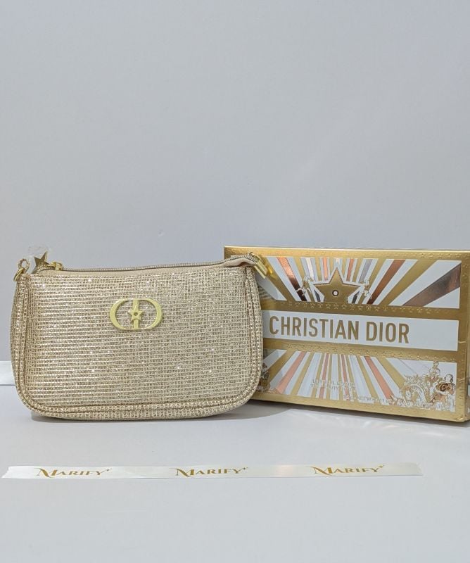Christian Dior 2025 Holiday VIP Gift Clutch with Chain