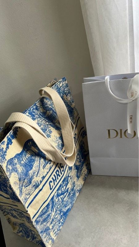 Christian Dioriviera tote bag Blue