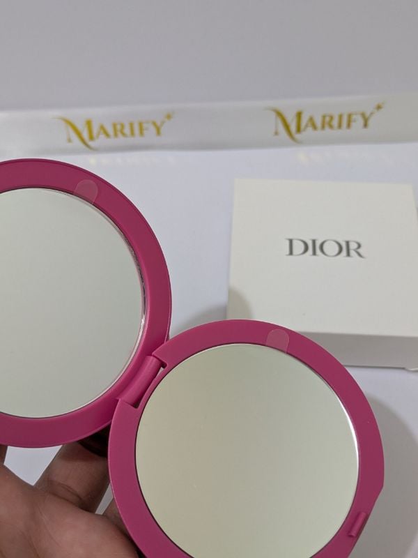 Dior Quilted Compact Mirror Fuchsia Pink