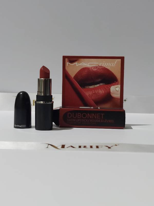 Macximal Sleek Satin Lipstick Mini - Dubbonet