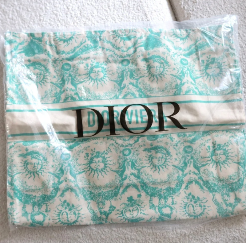 Christian Dioriviera tote bag Green (Canvas)
