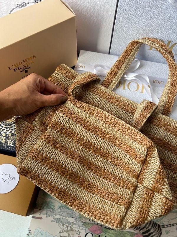 Prada Beauty L'Homme Straw Bag