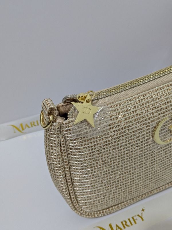 Christian Dior 2025 Holiday VIP Gift Clutch with Chain