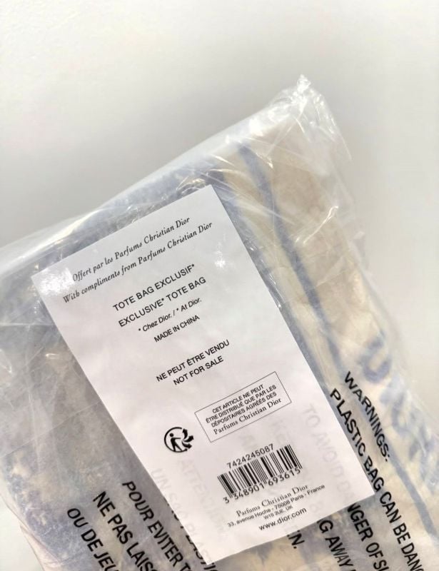 Christian Dioriviera tote bag Blue