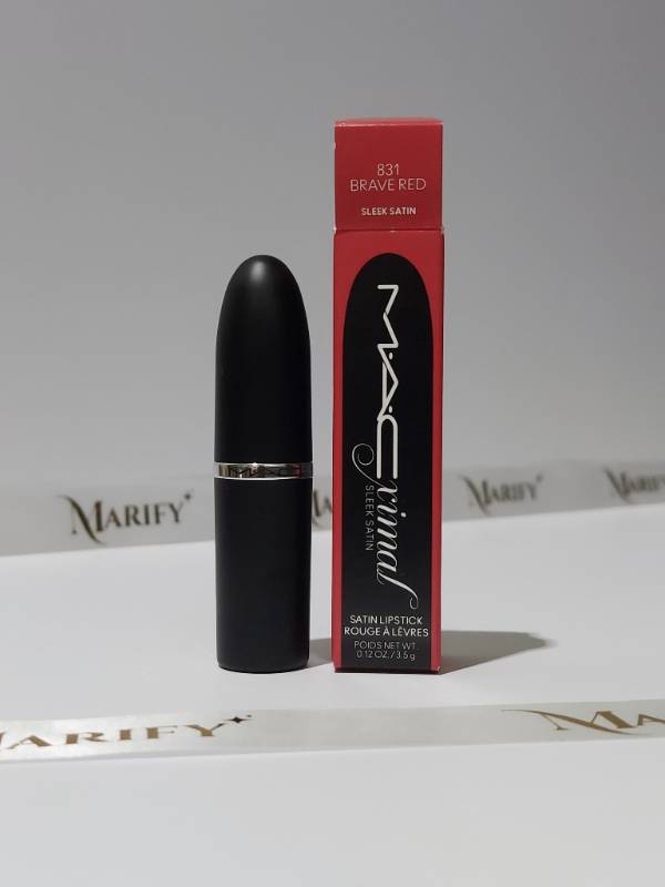 Macximal Sleek Satin Lipstick 831 Brave Red