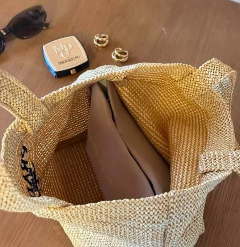 Prada Beauty L'Homme Raffia Bag