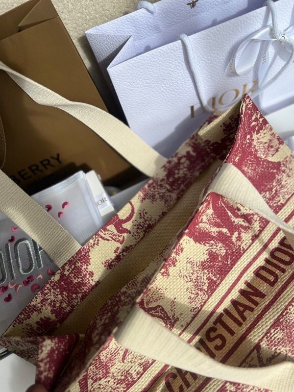 Christian Dioriviera tote bag Red