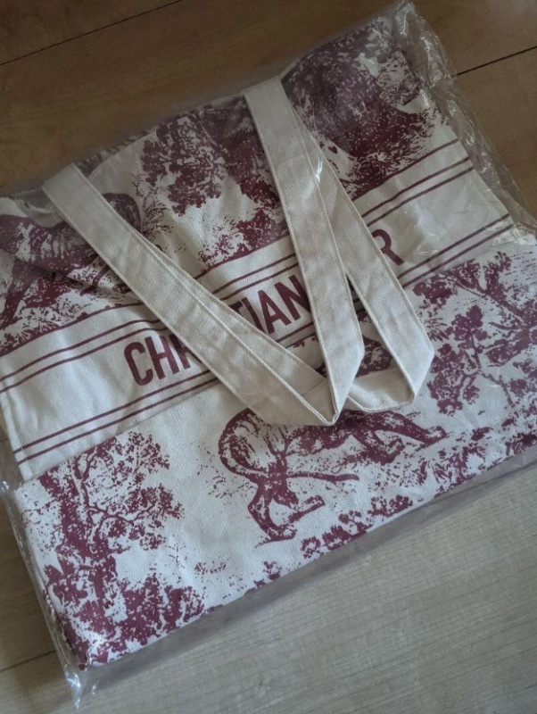 Christian Dioriviera tote bag Red (Canvas)
