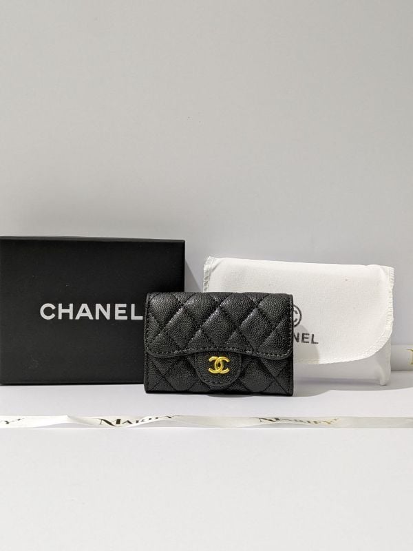 Chanel VIP Gift Caviar Quilted Mini Flap Card Holder/Wallet