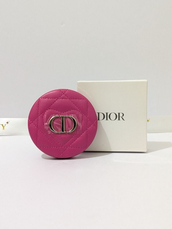 Dior Quilted Compact Mirror Fuchsia Pink