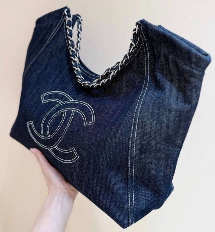 CC Denim Travel Bag