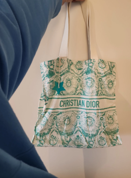 Christian Dioriviera tote bag Green (Canvas)
