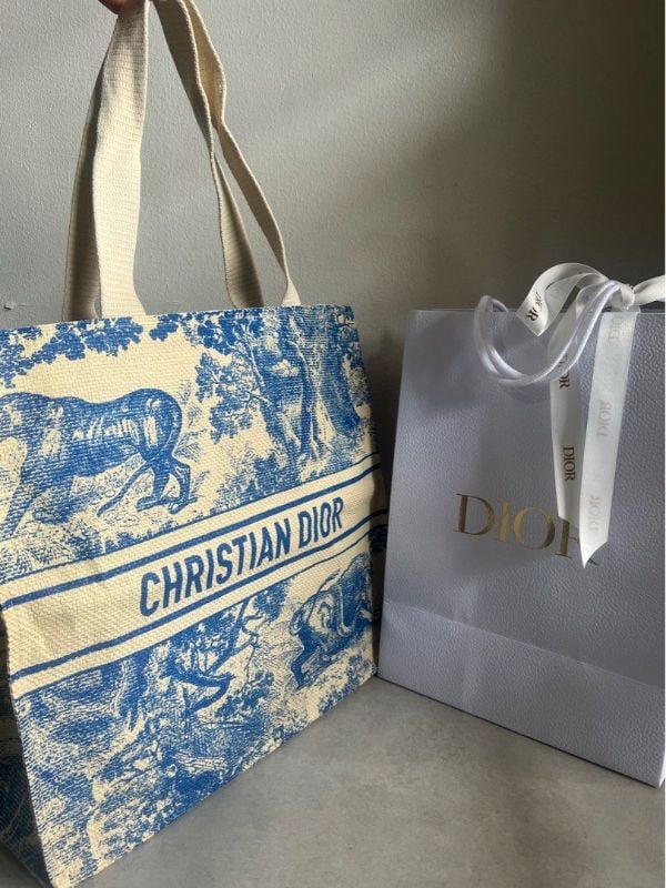 Christian Dioriviera tote bag Blue