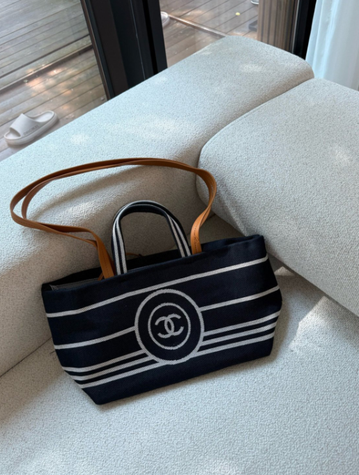 Chanel 2way Denim Shoulder Tote Bag