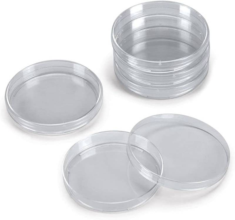 Petri Dishes: Sterile, Disposable Polystyrene, 100 x 15 mm, Pack of 20