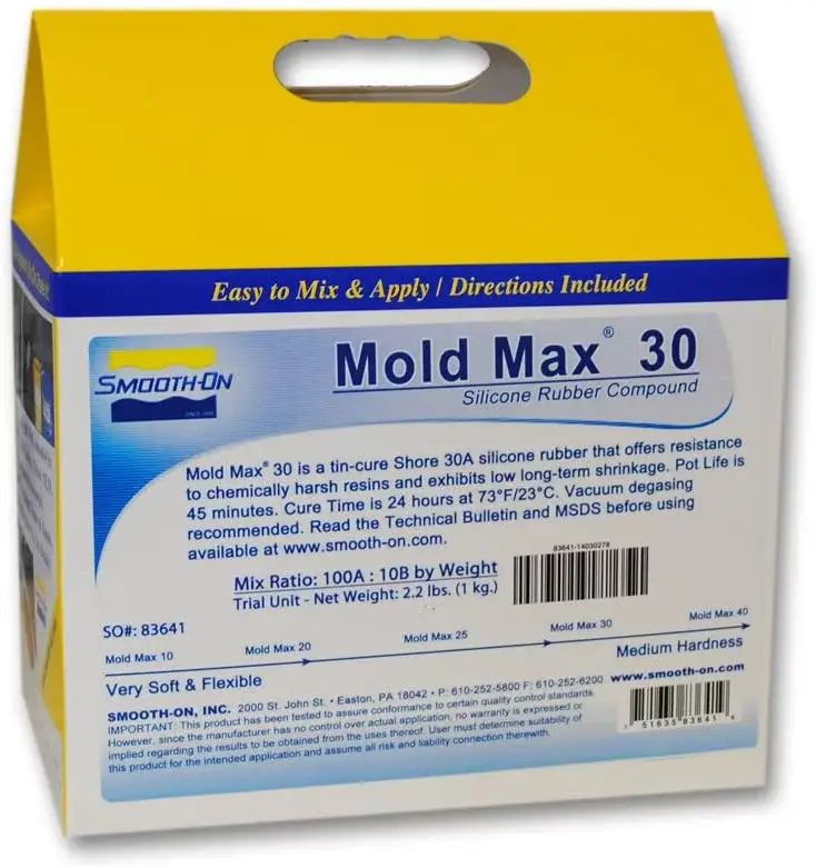 Silicone Rubber Mold Kit: MoldMax 30 - 2 Pints