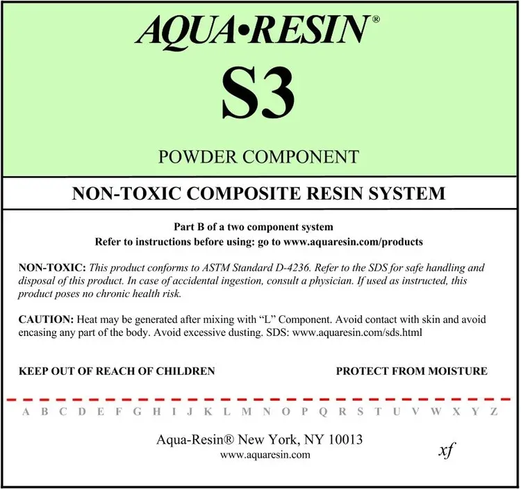 Aqua Resin Powder (S3) - 1 lb