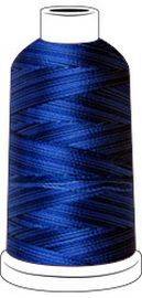 Rayon Madeira Thread: Blue, #40 Mini Snap Cone, 1100 yds