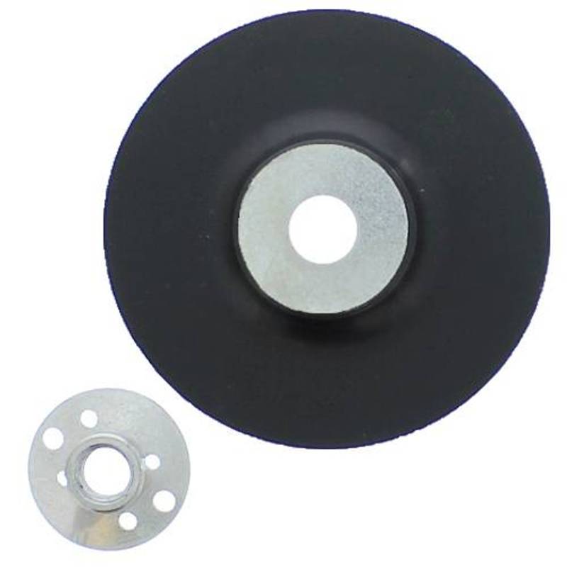 5" x 5/8"-11 Smooth Face Rubber BAcking Pad for Resin Fiber Disc