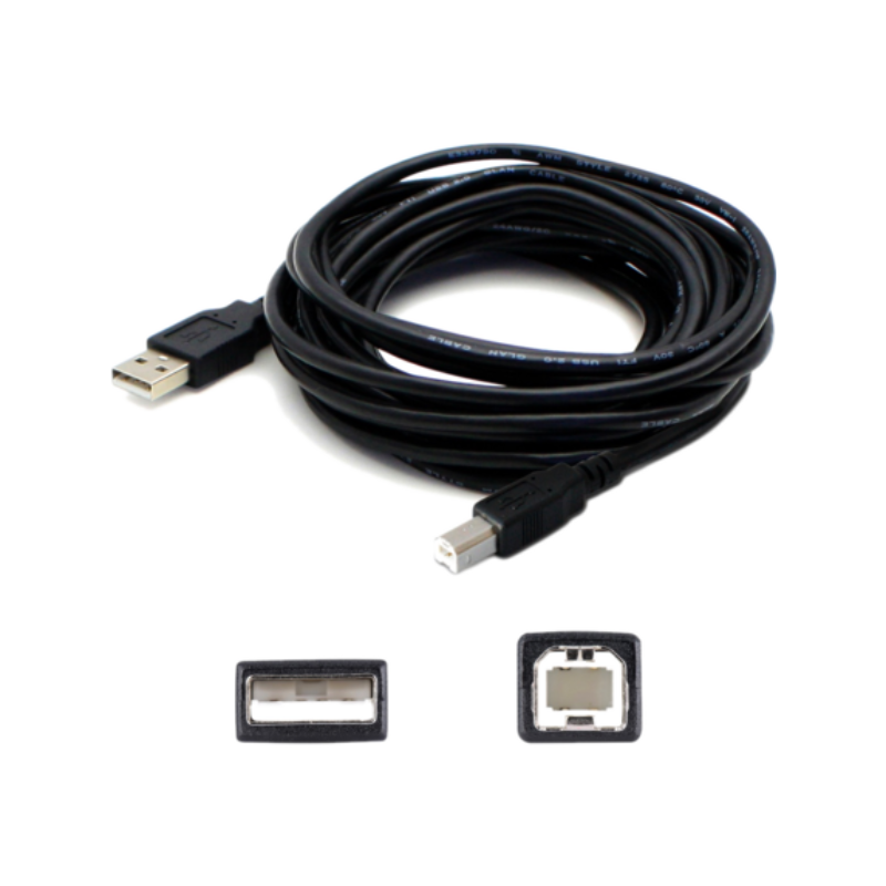 Cable: USB 2.0 Male A to Male B, 6FT