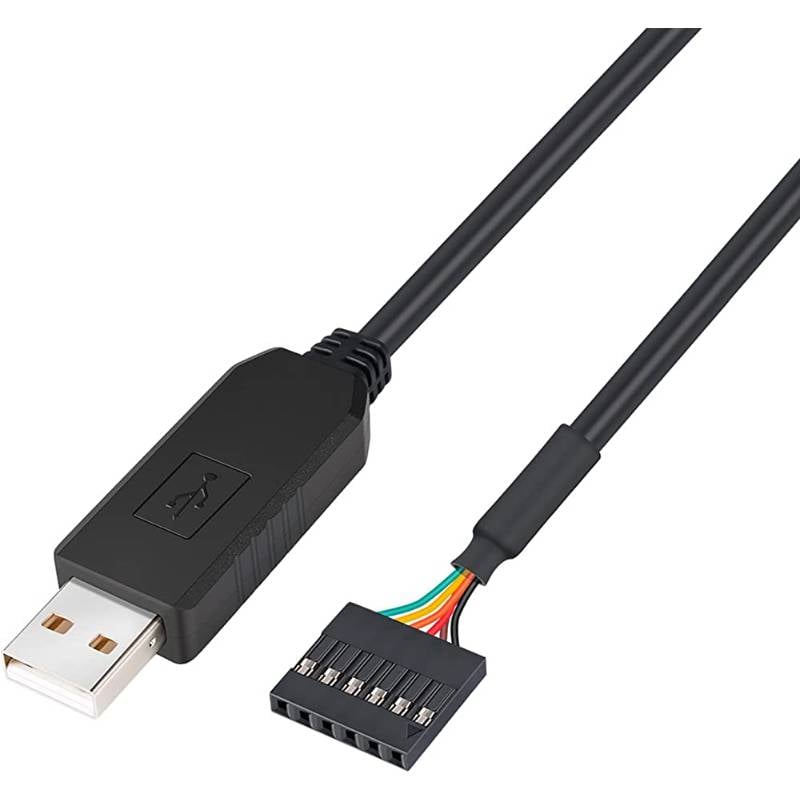 Cable: ftDI USB to TTL Serial Adapter, 5V, 6 ft