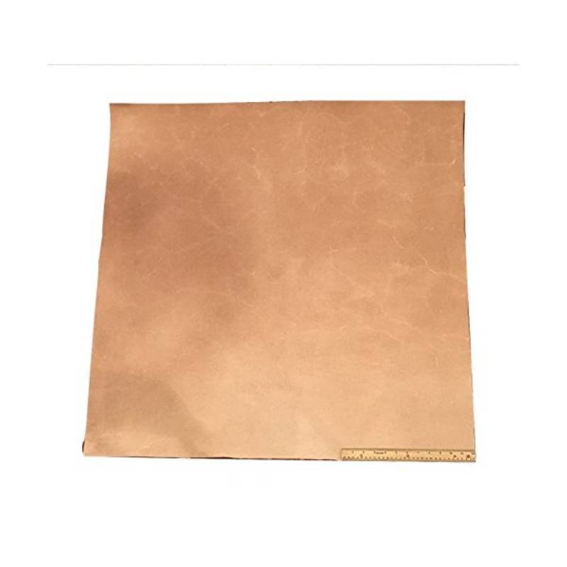 Leather: 2-3oz Natural Strap Side - Square Foot