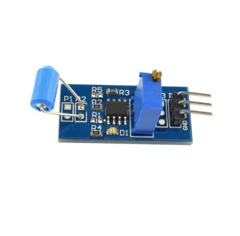 Sensor Module: Adjustable Tilt (LM393 IC) & Interconnects, 3.3-5.5VDC