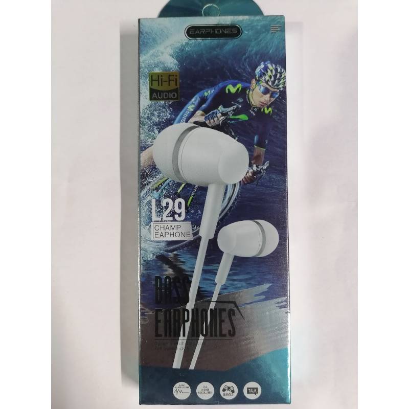 HANFREE L29 B/W BASS EARPHONE
4412536520178