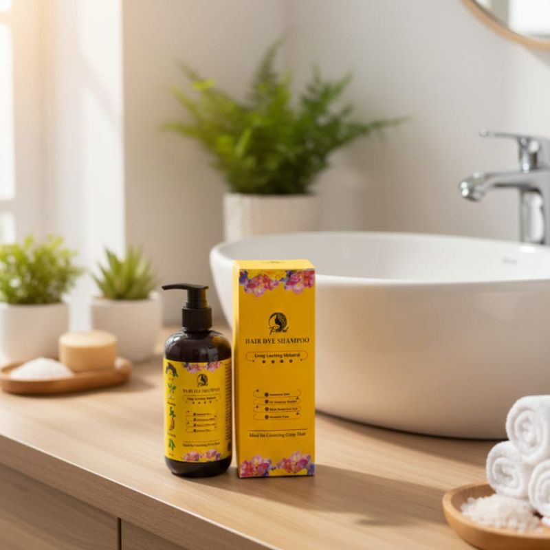 Floral Hair Dye Shampoo