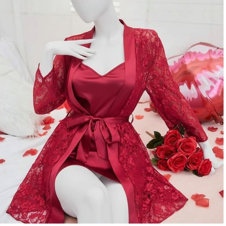 Transparent lace net