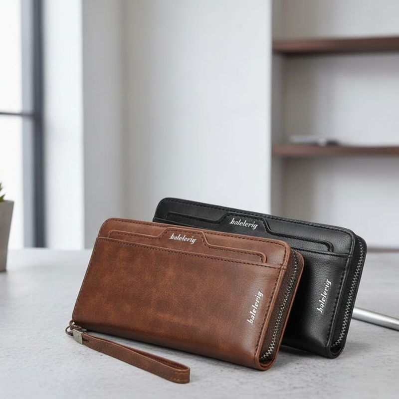 Men’s Long Zipper Wallets