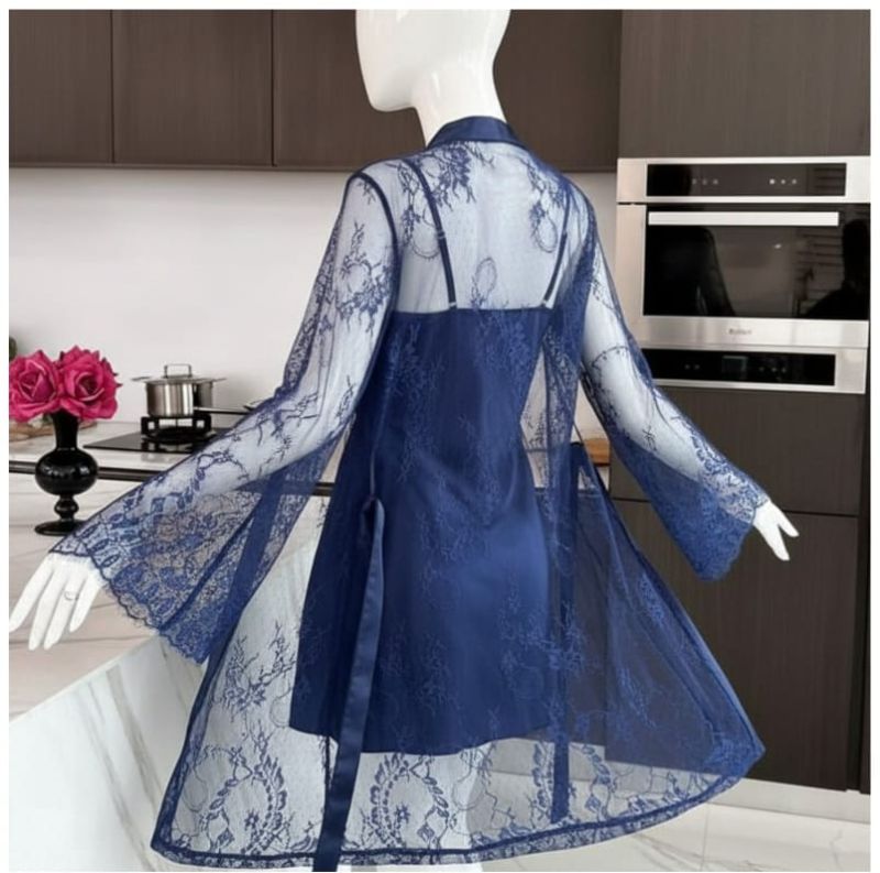 Transparent lace net