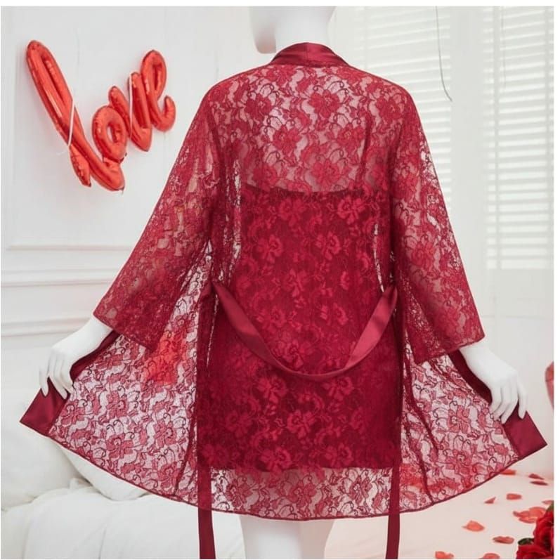 Transparent lace net