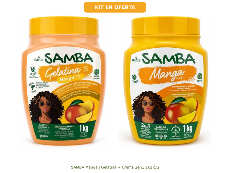 Kit Manga Samba dúo x2