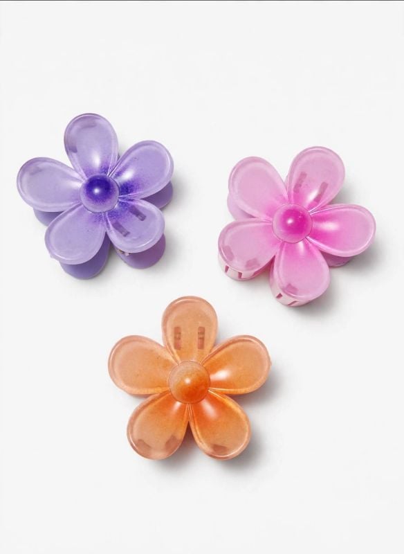 Pinza Flor Mini Coloridas