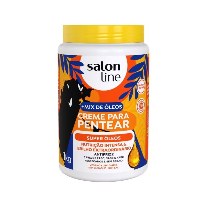 Crema de Peinar Super Oleos Salon line X1000ml