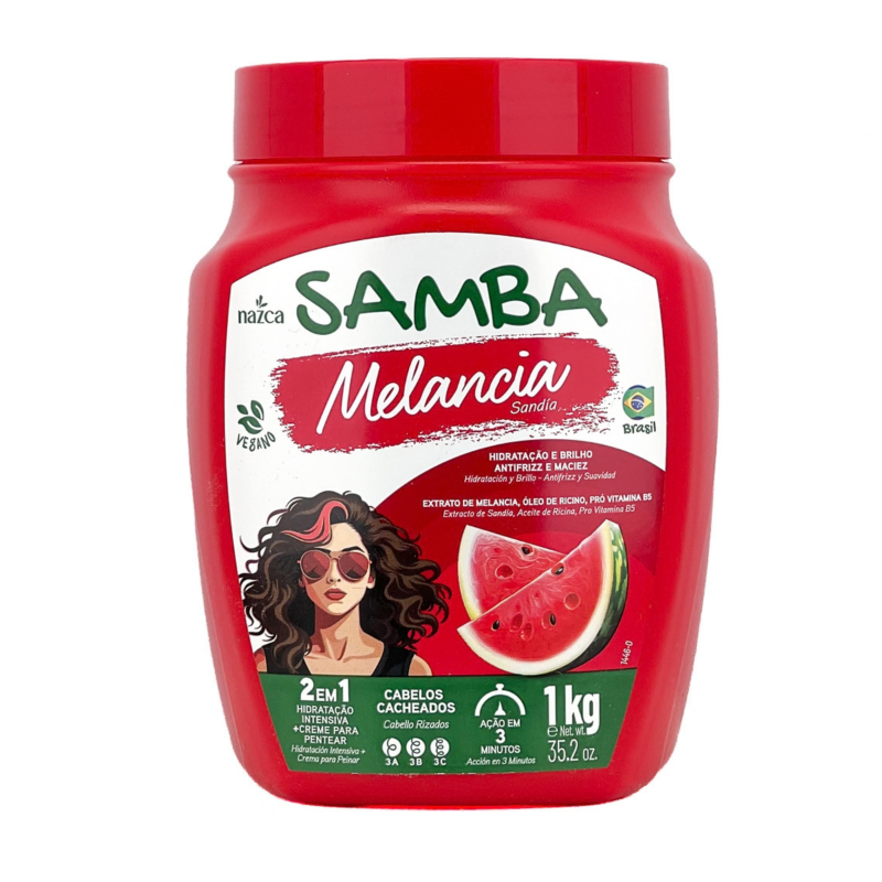 Crema de peinar Melancia Samba x1000gr