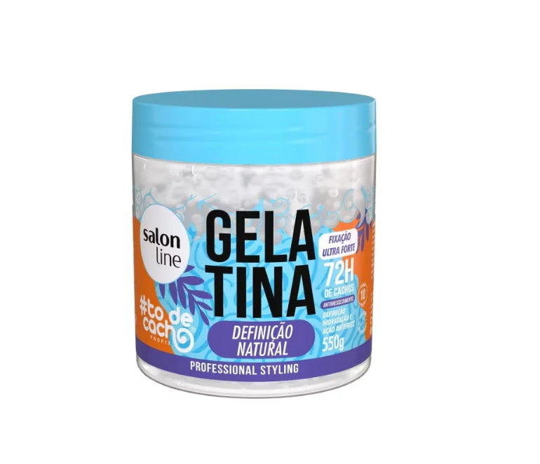 Gelatina #todecacho Definição Natural 550g SALON LINE