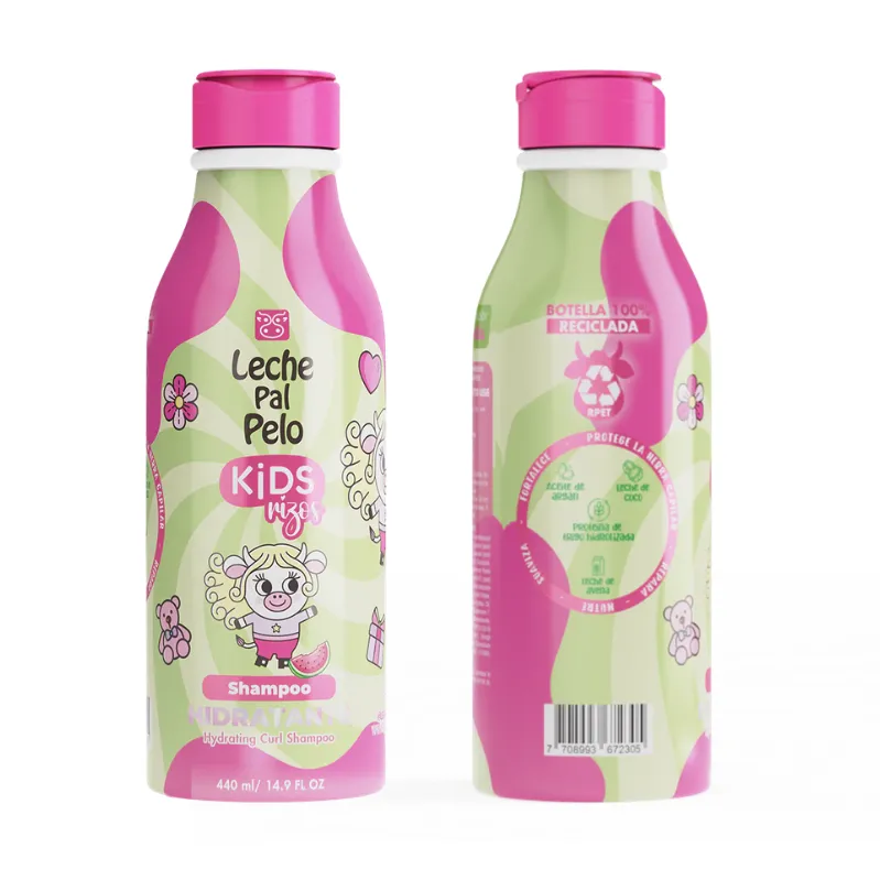 Shampoo Hidratante Kids Sandia Leche Pal pelo 250 ml