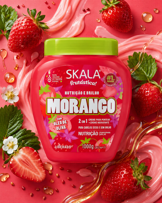 Skala Cosmetic Morango 1000Gr