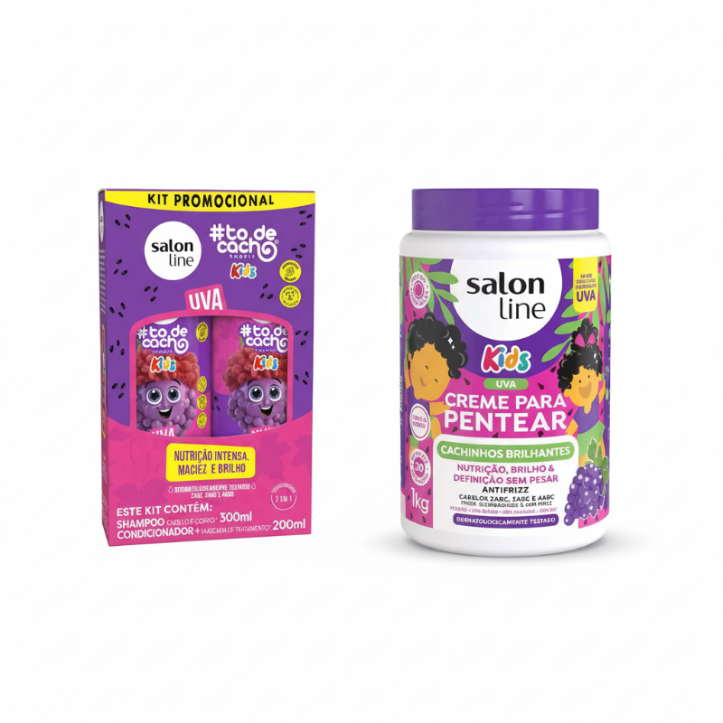 Kit Completo Uva Kids de Salon Line