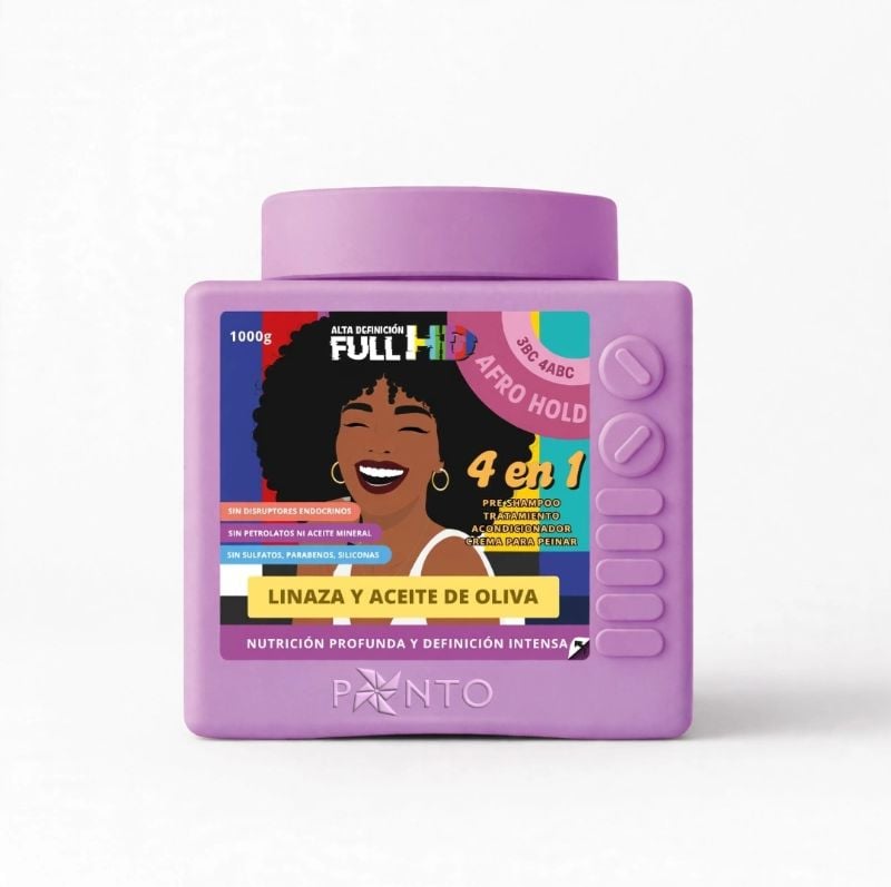 Crema de Peinar Full Hd Afro PontoX1000 ml