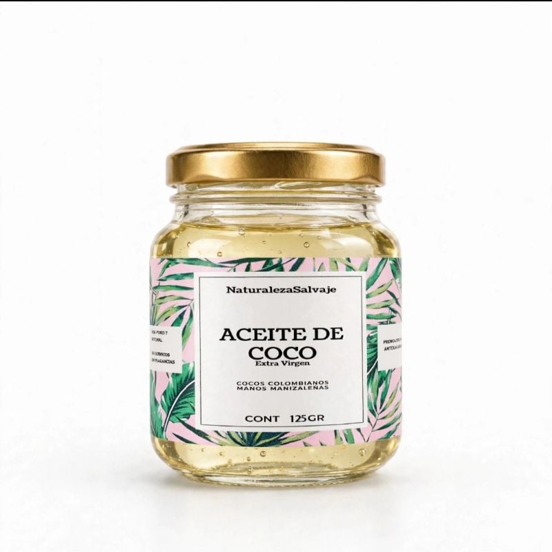 Aceite De Coco Extra-Virgen Comprensado En Frio X120 ml