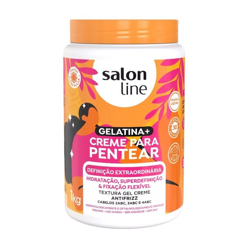 Crema Para Peinar Definição Extraordinária 1kg Salon Line