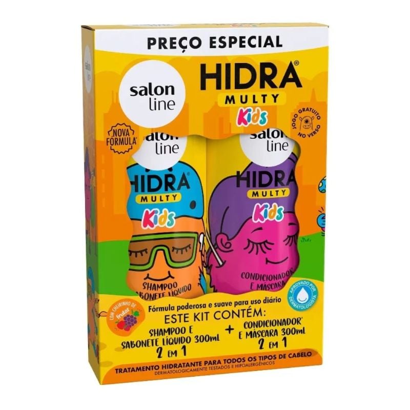 Kit Hidra Kids Salon Line 2 Piezas