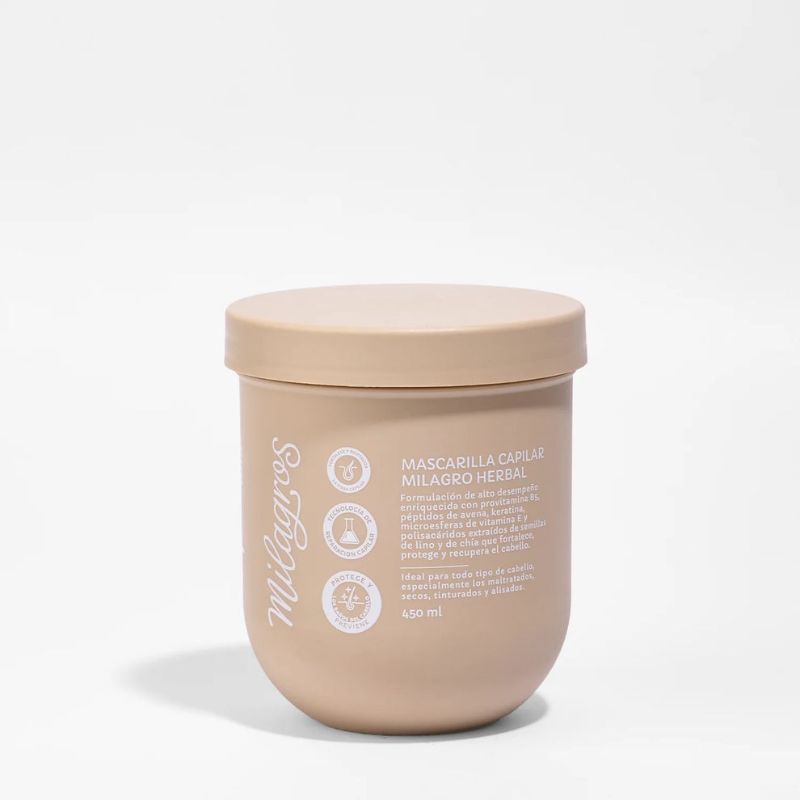 Mascarilla Capilar Milagro Herbal X450ml
